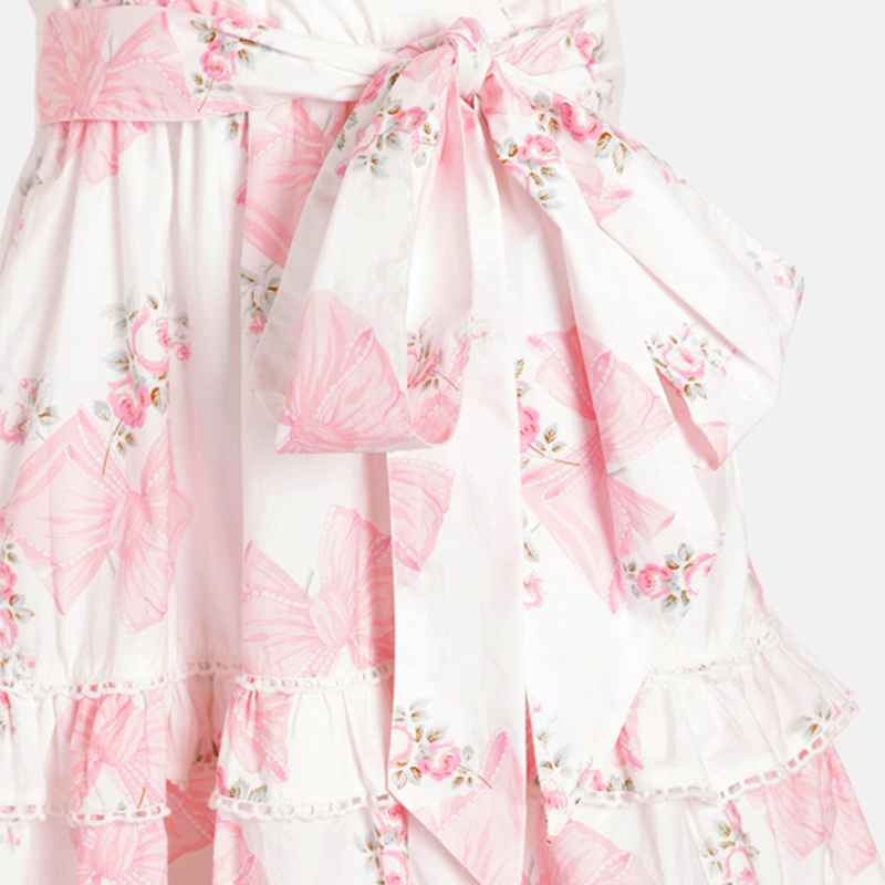 Super Flea Market+Love Shack Fancy+Pink bow dress+Erica Pelosini2